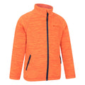 Leuchtend Orange - Back - Mountain Warehouse - "Snowdonia" Fleecejacke für Kinder