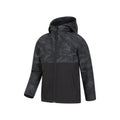 Schwarz Tarnmuster - Lifestyle - Mountain Warehouse - "Exodus" Softshelljacke für Kinder