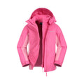 Pink - Front - Mountain Warehouse - "Lightning" Jacke, wasserfest 3 in 1 für Kinder