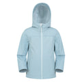 Blassblau - Front - Mountain Warehouse - Softshelljacke für Kinder