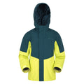 Limone - Front - Mountain Warehouse - "Meteor" Jacke, wasserfest für Kinder