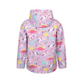 Pink-Blau - Side - Mountain Warehouse - "Exodus" Softshelljacke windbeständig für Kinder