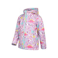 Pink-Blau - Lifestyle - Mountain Warehouse - "Exodus" Softshelljacke windbeständig für Kinder