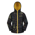 Schwarz - Front - Mountain Warehouse - "Exodus II" Softshelljacke für Kinder