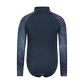 Marineblau - Back - Mountain Warehouse - "Mira" Rashguard Badeanzug für Mädchen