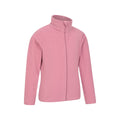 Pink - Side - Mountain Warehouse - "Camber II" Fleecejacke Durchgehender Reißverschluss für Kinder