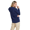 Marineblau - Back - Animal - "Maya" Kapuzenpullover für Damen