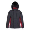 Grau - Front - Mountain Warehouse - "Cannonball" Jacke, wasserfest 3 in 1 für Kinder