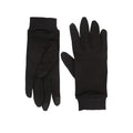 Schwarz - Front - Mountain Warehouse - Damen Handschuhe, Seide