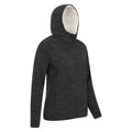 Schwarz - Side - Mountain Warehouse - "Snowdonia" Hoodie mit durchgehendem Reißverschluss für Damen