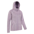 Violett - Side - Mountain Warehouse - "Nevis" Hoodie mit durchgehendem Reißverschluss für Damen