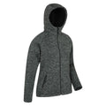 Schwarz - Side - Mountain Warehouse - "Nevis" Hoodie mit durchgehendem Reißverschluss für Damen