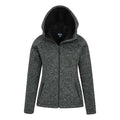 Schwarz - Pack Shot - Mountain Warehouse - "Nevis" Hoodie mit durchgehendem Reißverschluss für Damen