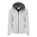 Grau - Pack Shot - Mountain Warehouse - "Nevis" Hoodie mit durchgehendem Reißverschluss für Damen