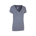 Marineblau - Back - Mountain Warehouse - "Vitality" T-Shirt V-Ausschnitt für Damen