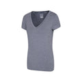 Marineblau - Side - Mountain Warehouse - "Vitality" T-Shirt V-Ausschnitt für Damen