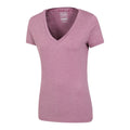 Pink - Side - Mountain Warehouse - "Vitality" T-Shirt V-Ausschnitt für Damen