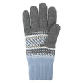 Grau - Back - Mountain Warehouse - Damen Fair Isle - Handschuhe, Thinsulate