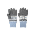 Grau - Side - Mountain Warehouse - Damen Fair Isle - Handschuhe, Thinsulate