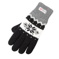 Schwarz - Back - Mountain Warehouse - Damen Fair Isle - Handschuhe, Thinsulate