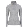 Grau - Front - Mountain Warehouse - Thermo-Top Reißverschluss für Damen