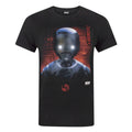 Schwarz - Front - Star Wars Herren Rogue One K2S0 Robot T-Shirt