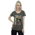 Anthrazit - Side - Star Wars Damen Boba Fett Comic T-Shirt