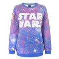 Bunt - Front - Star Wars Damen Sweatshirt mit kosmischem Design