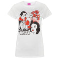 Weiß - Front - Disney Damen Snow White One Bite T-Shirt