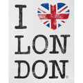 Weiß - Back - Damen I Love London T-Shirt