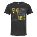 Dunkles Anthrazit - Front - Amplified offizielles Herren Guns N Roses Appetite Attack Herren T-Shirt