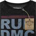 Anthrazit - Back - Amplified Damen Pullover mit Run-DMC-Logo, gesprenkelt