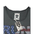 Anthrazit - Lifestyle - Amplified Damen Run DMC T-Shirt mit USA-Strassstein-Design