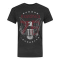 Schwarz - Front - Amplified offizielles Herren Ramones 76 Tour T-Shirt