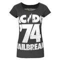 Anthrazit - Front - Amplified Damen AC-DC T-Shirt Jailbreak 74