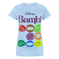 Blau - Front - Disney Damen Bambi T-Shirt mit Druck