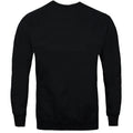 Schwarz - Back - Herren Sweatshirt mit Batman-Logo im Used-Look