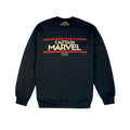 Schwarz - Side - Captain Marvel - Sweatshirt für Damen