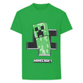 Grün - Front - Minecraft - "Inside" T-Shirt für Jungen