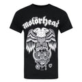 Schwarz-Weiß - Front - Motörhead - "Hiro Double Eagle" T-Shirt für Herren