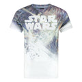 Weiß-Grau - Front - Star Wars - "Dogfight" T-Shirt für Herren