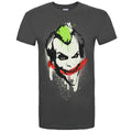 Anthrazit - Front - Batman - "Arkham City" T-Shirt für Herren