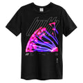 Schwarz - Front - Amplified - "Amo" T-Shirt für Herren