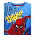 Blau - Pack Shot - Spider-Man - "Thwamm" Schlafanzug mit Shorts für Jungen
