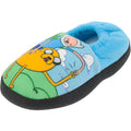 Blau-Schwarz - Front - Adventure Time - Jungen Hausschuhe