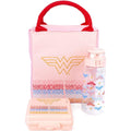 Pink - Front - Wonder Woman - Brotzeittaschen-Set