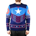 Blau-Marineblau-Rot - Pack Shot - Captain America - Sweatshirt für Herren-Damen Unisex - weihnachtliches Design