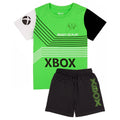 Grün-Schwarz - Front - Xbox - Schlafanzug mit Shorts für Jungen