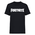 Schwarz - Front - Fortnite - "Gamer" T-Shirt für Jungen