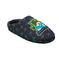 Marineblau - Front - Minecraft - Jungen Hausschuhe